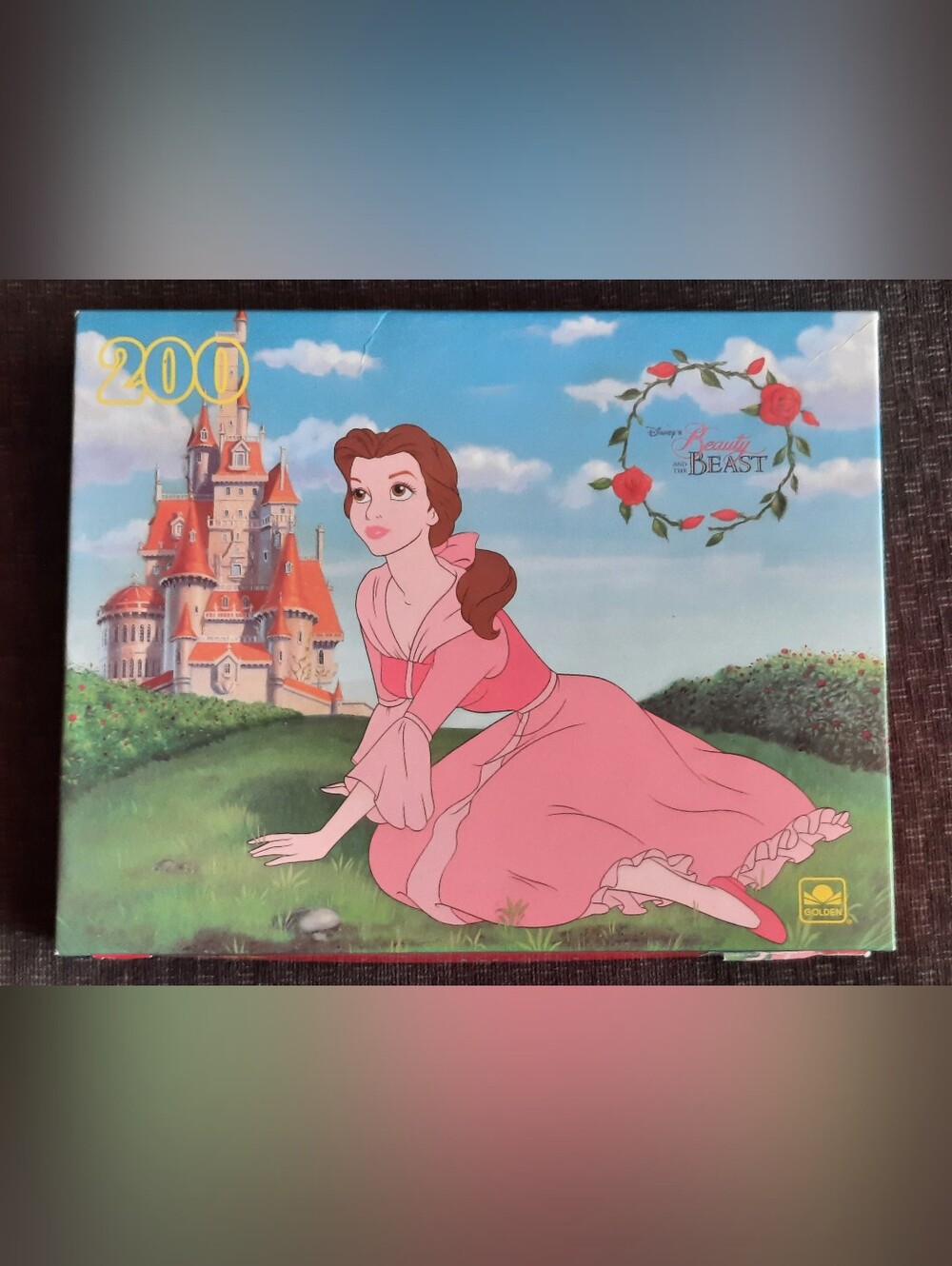 Disney Beauty and The Beast Golden Vintage 200pc Puzzle COMPLETE